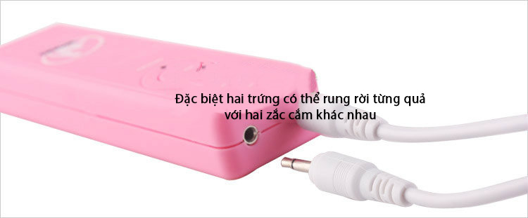 Phân phối Trứng rung đôi silicon cao cấp 7 chế độ rung
